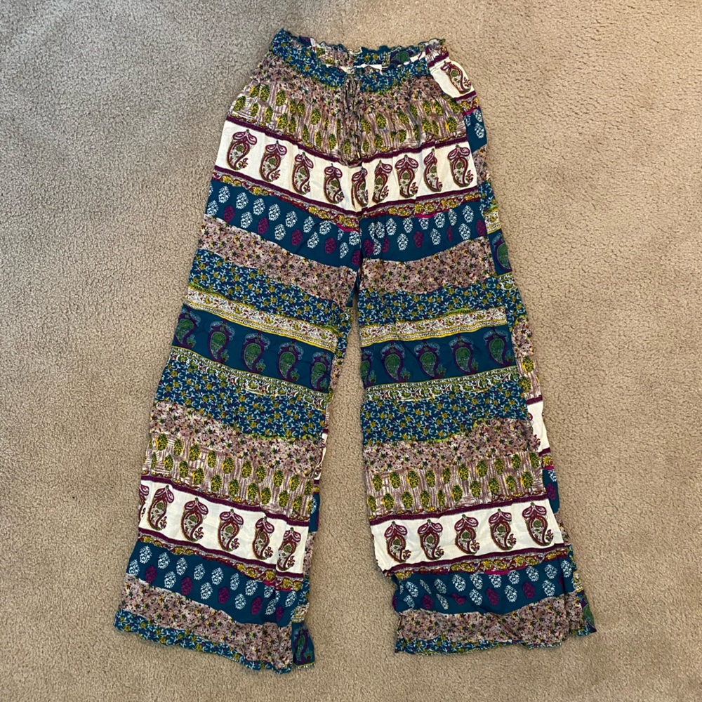 En Crème boho beach pants